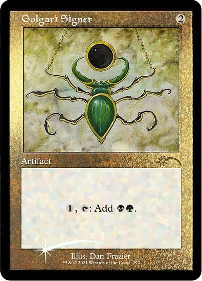 Golgari Signet (Foil Etched), Secret Lair Drop Series 292
