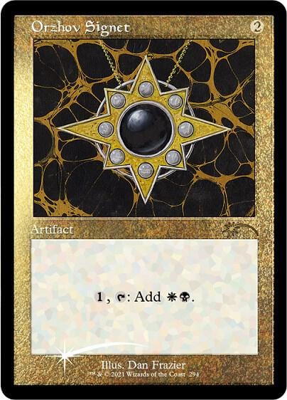 Orzhov Signet (Foil Etched), Secret Lair Drop Series 294