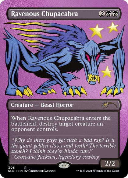 Ravenous Chupacabra (305) (Foil Etched), Secret Lair Drop Series 305