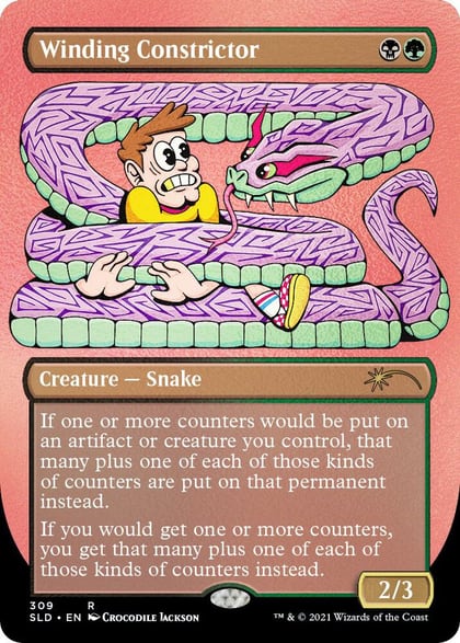 Winding Constrictor (Foil Etched), Secret Lair Drop Series 309