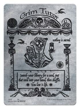 Grim Tutor (Silver Laminate), Secret Lair Drop Series 365