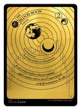Blood Moon (Foil Etched) (Gold), Secret Lair Drop Series 366