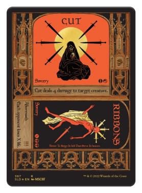 Cut // Ribbons (Foil Etched) (Gold), Secret Lair Drop Series 367