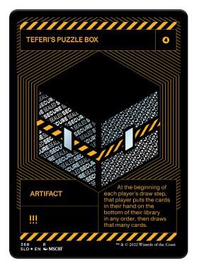 Teferi's Puzzle Box (Silver Laminate), Secret Lair Drop Series 368