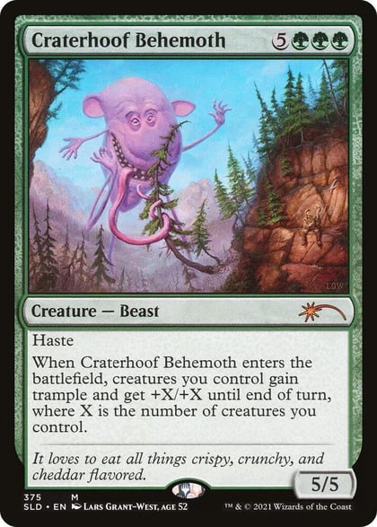 Craterhoof Behemoth (375), Secret Lair Drop Series 375