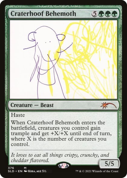 Craterhoof Behemoth (376), Secret Lair Drop Series 376
