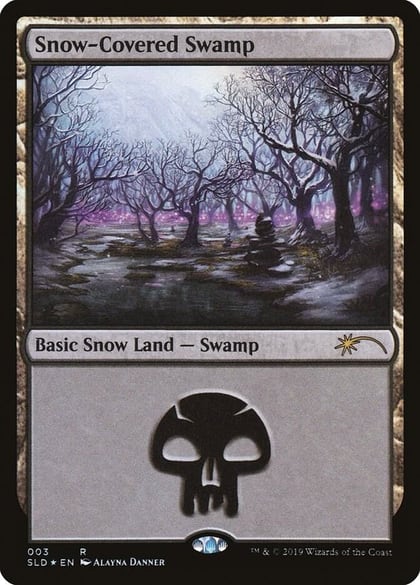Snow-Covered Swamp (3), Secret Lair Drop Series 3