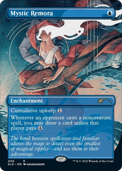 Mystic Remora (Borderless), Secret Lair Drop Series 406