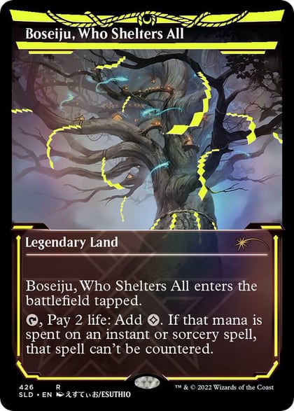 Boseiju, Who Shelters All (Neon Yellow), Secret Lair Drop Series 426