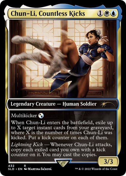 Chun-Li, Countless Kicks, Secret Lair Drop Series 432