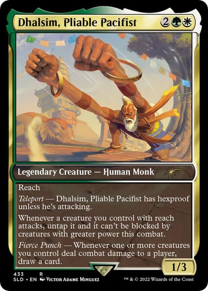 Dhalsim, Pliable Pacifist, Secret Lair Drop Series 433