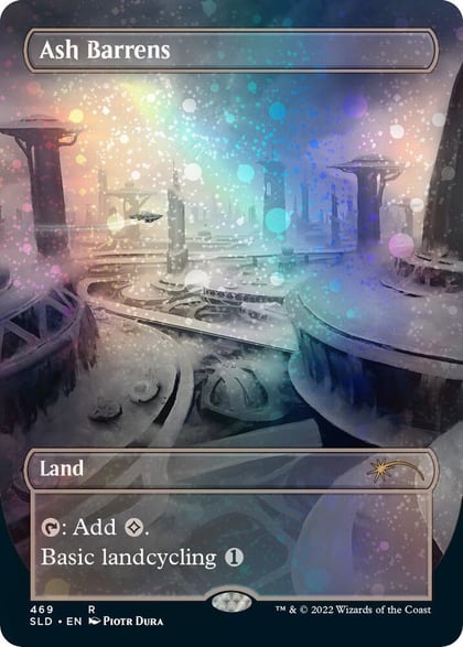 Ash Barrens (Borderless) (Galaxy Foil), Secret Lair Drop Series 469