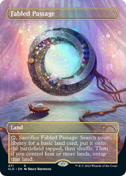 Fabled Passage (Borderless) (Galaxy Foil), Secret Lair Drop Series 471