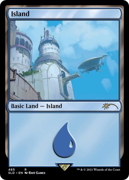 Island (Secret Lair x Arcane: Lands), Secret Lair Drop Series 485