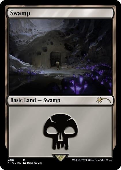 Swamp (Secret Lair x Arcane: Lands), Secret Lair Drop Series 486