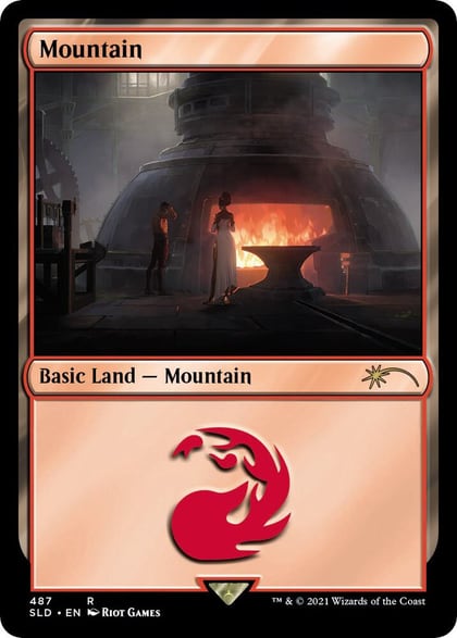 Mountain (Secret Lair x Arcane: Lands), Secret Lair Drop Series 487