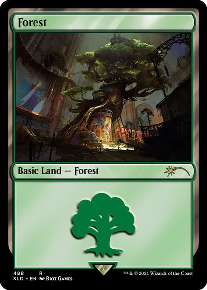 Forest (Secret Lair x Arcane: Lands), Secret Lair Drop Series 488