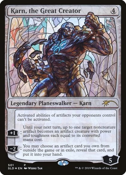Karn, the Great Creator (Stained Glass), Secret Lair Drop Series 501