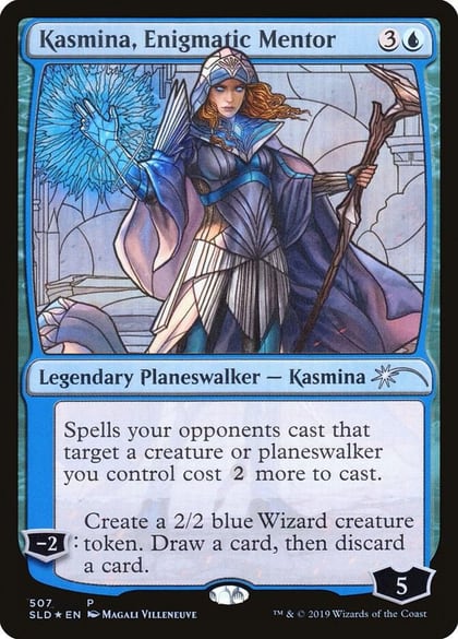Kasmina, Enigmatic Mentor (Stained Glass), Secret Lair Drop Series 507