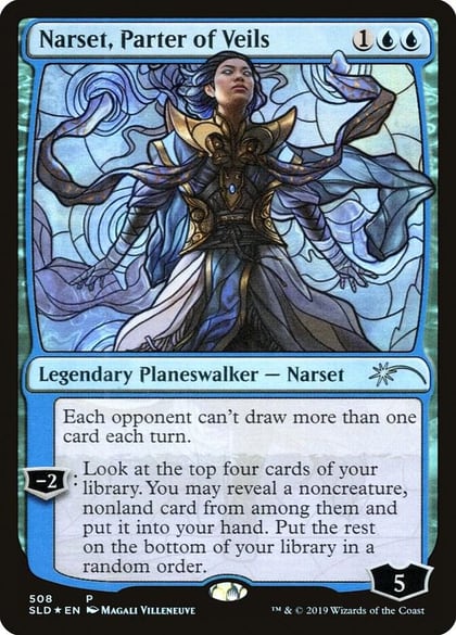 Narset, Parter of Veils (Stained Glass), Secret Lair Drop Series 508