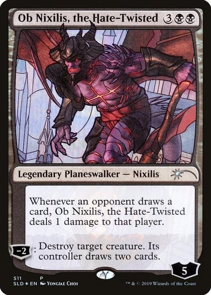 Ob Nixilis, the Hate-Twisted (Stained Glass), Secret Lair Drop Series 511