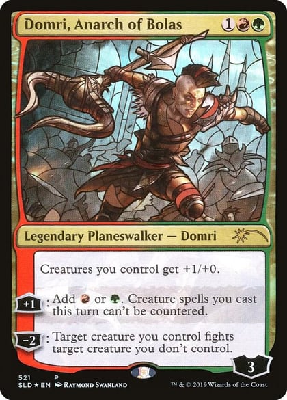 Domri, Anarch of Bolas (Stained Glass), Secret Lair Drop Series 521