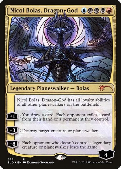 Nicol Bolas, Dragon-God (Stained Glass), Secret Lair Drop Series 522