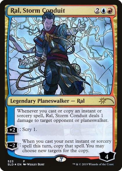 Ral, Storm Conduit (Stained Glass), Secret Lair Drop Series 523