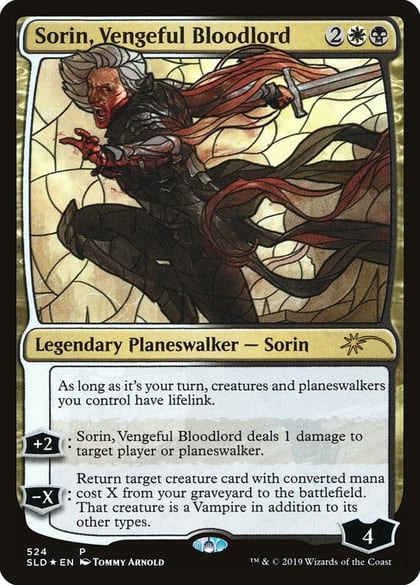 Sorin, Vengeful Bloodlord (Stained Glass), Secret Lair Drop Series 524