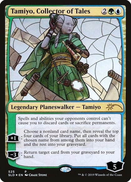 Tamiyo, Collector of Tales (Stained Glass), Secret Lair Drop Series 525
