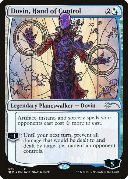 Dovin, Hand of Control (Stained Glass), Secret Lair Drop Series 529