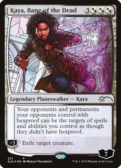 Kaya, Bane of the Dead (Stained Glass), Secret Lair Drop Series 531