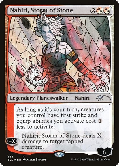 Nahiri, Storm of Stone (Stained Glass), Secret Lair Drop Series 533