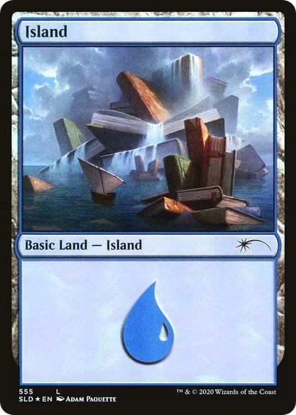 Island (555), Secret Lair Drop Series 555