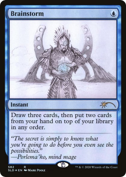Brainstorm (582) (Sketch Showcase), Secret Lair Drop Series 582