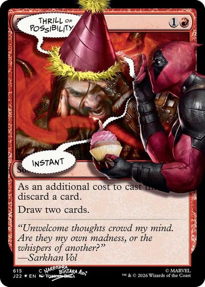 Thrill of Possibility (615) (Pool Party Foil), Secret Lair Drop Series 615