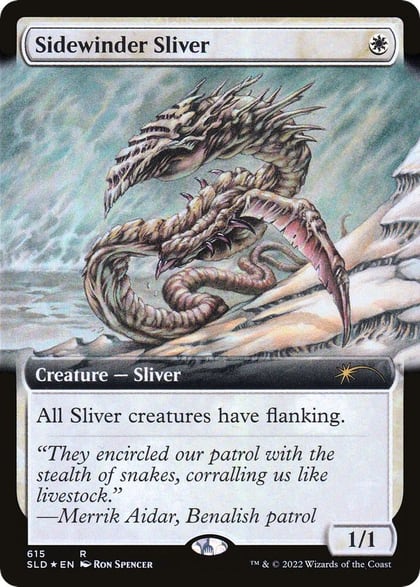 Sidewinder Sliver (Extended Art), Secret Lair Drop Series 615