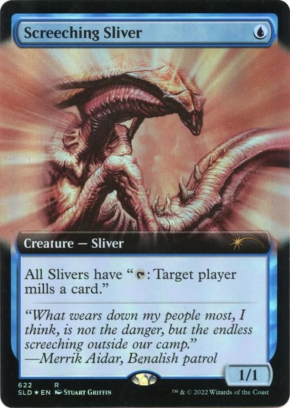 Screeching Sliver (Extended Art), Secret Lair Drop Series 622