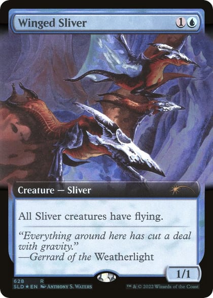 Winged Sliver (Extended Art), Secret Lair Drop Series 628