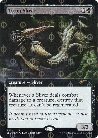 Toxin Sliver (Extended Art) (Step-and-Compleat Foil), Secret Lair Drop Series 635