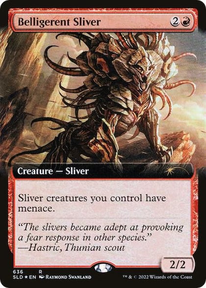 Belligerent Sliver (Extended Art), Secret Lair Drop Series 636