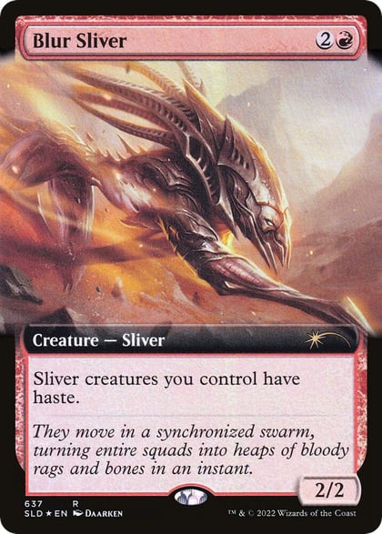 Blur Sliver (Extended Art), Secret Lair Drop Series 637