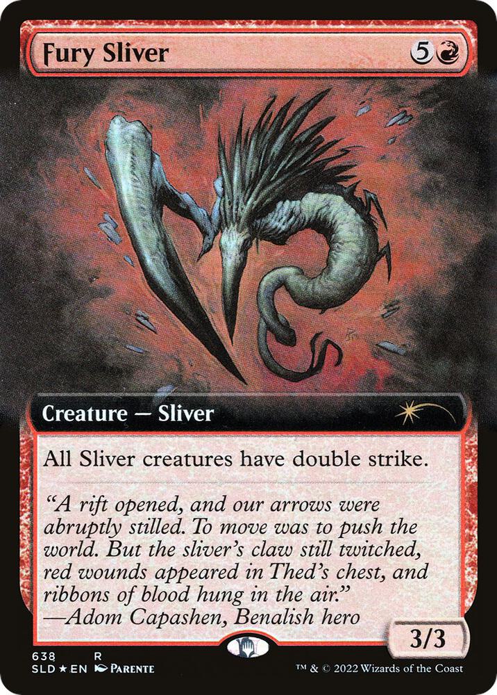 Fury Sliver (Extended Art), Secret Lair Drop Series 638