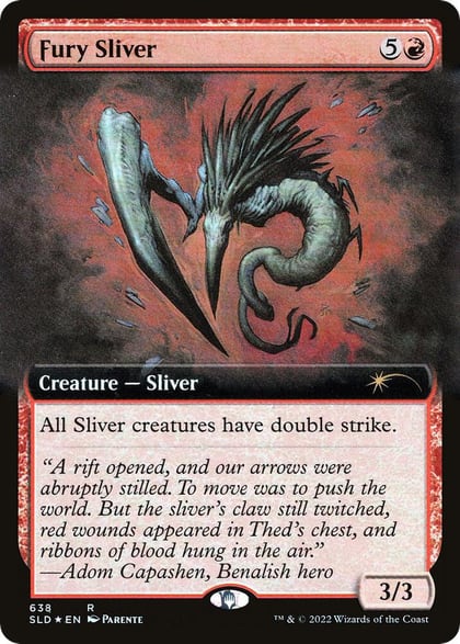 Fury Sliver (Extended Art), Secret Lair Drop Series 638