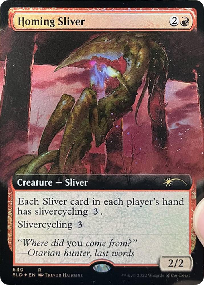 Homing Sliver (Extended Art), Secret Lair Drop Series 640