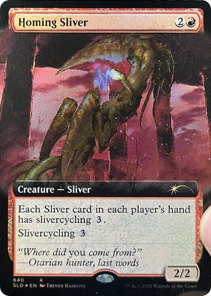 Homing Sliver (Extended Art), Secret Lair Drop Series 640