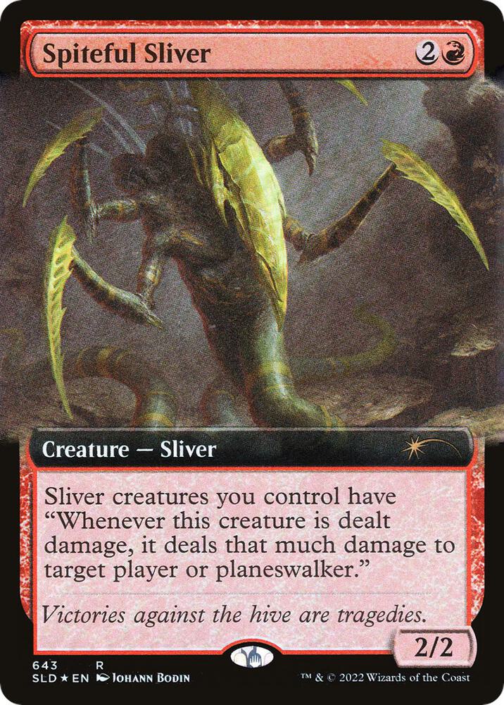 Spiteful Sliver (Extended Art), Secret Lair Drop Series 643