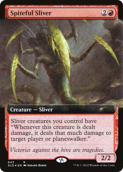 Spiteful Sliver (Extended Art), Secret Lair Drop Series 643