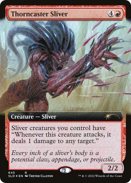 Thorncaster Sliver (Extended Art), Secret Lair Drop Series 645