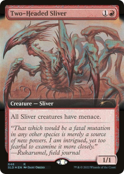 Two-Headed Sliver (Extended Art), Secret Lair Drop Series 646